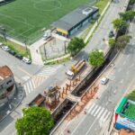 Pontilhão na Av. Juscelino Kubitschek