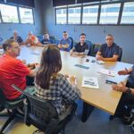 Guto Volpi e grupo técnico