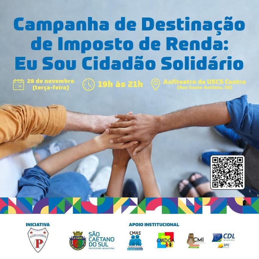 Patrulheiros Mirins de São Caetano do Sul promove evento para incentivar ação de imposto de renda solidário