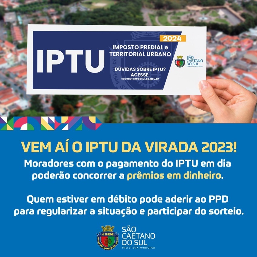 S.Caetano vai sortear prêmios entre contribuintes em dia com IPTU