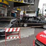 acidente em posto de gasolina