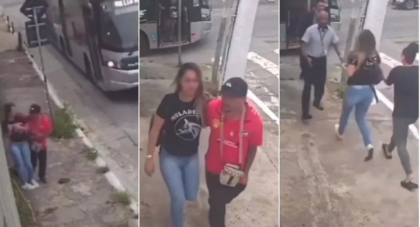 Motorista de ônibus salva mulher de tentativa de abuso; Veja vídeo