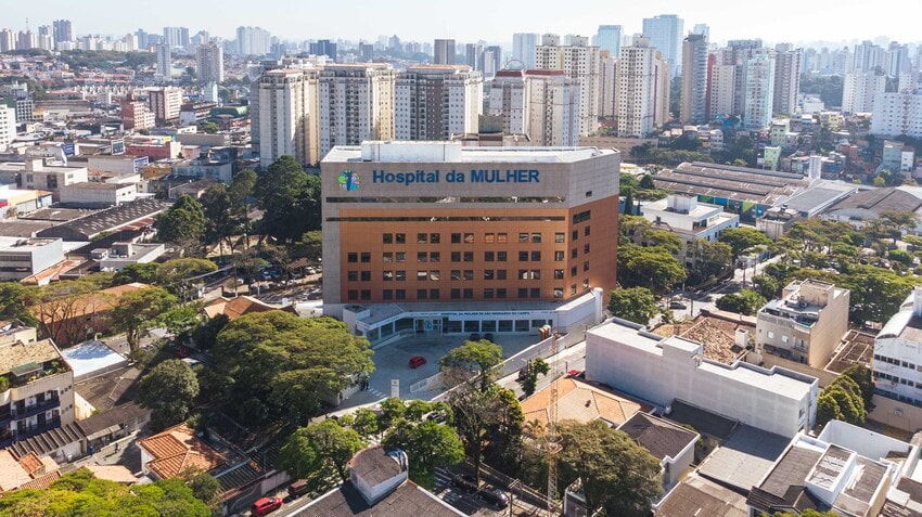 fachada do Hospital da Mulher