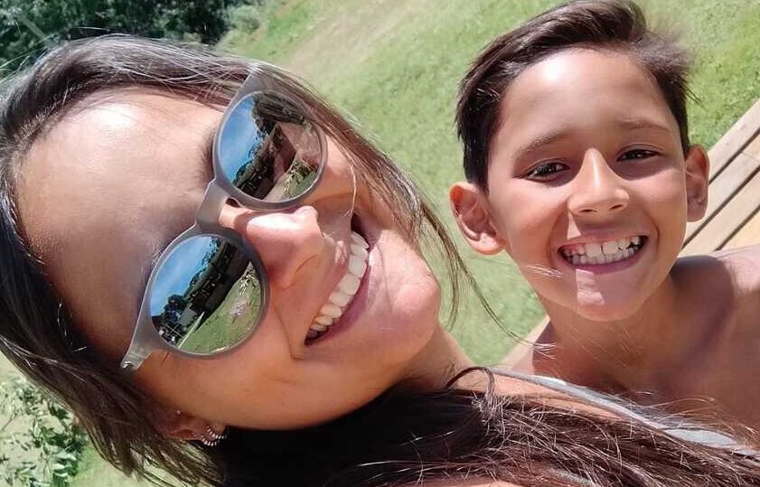 Mãe Renata e filho Murillo