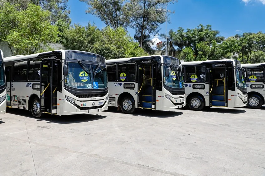 Ônibus novos em São Caetano