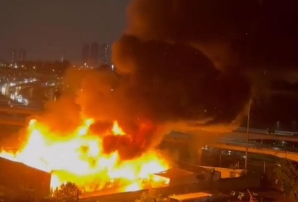 incêndio em galpão