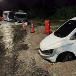 carros atolados em São Bernardo