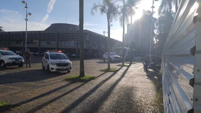 ônibus no Paço de santo André