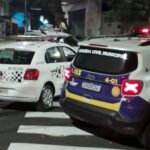 viaturas da PM e GCM de São Bernardo