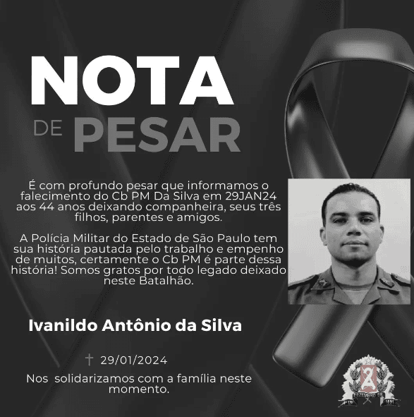 Nota de Pesar do 2º Batalhão da PM