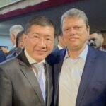 Tarcísio de freitas e Taka Yamauchi