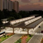 projeção do no terminal rodoviário