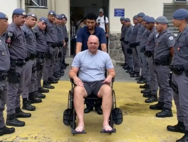 homenagem a sargento