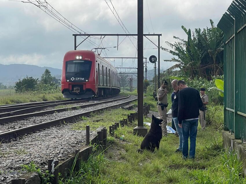 atropelado por trem