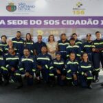 Auricchio e a equipe do SOS 156