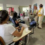 preparação para a entoada nordestina