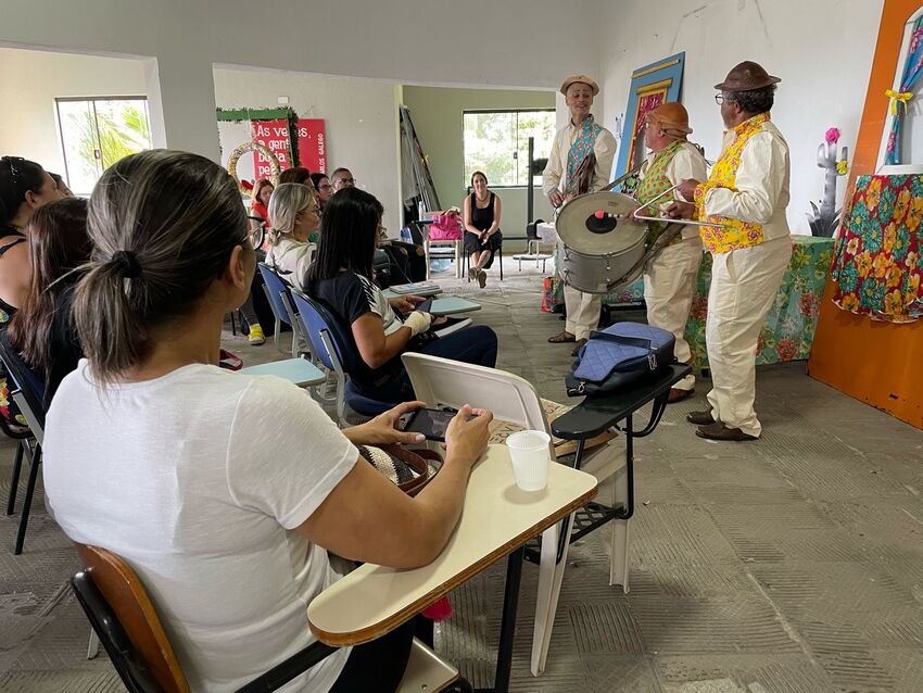 preparação para a entoada nordestina