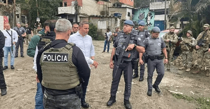 Derrite durante Operação escudo em 2023