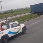 acidente no Rodoanel com carreta
