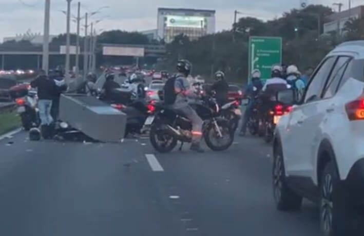 queda de geladeira na Anchieta
