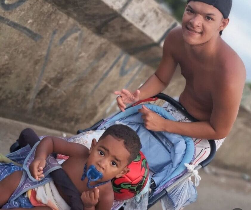 padrasto e bebê