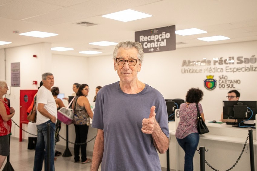idoso no Atende Fácil Saúde