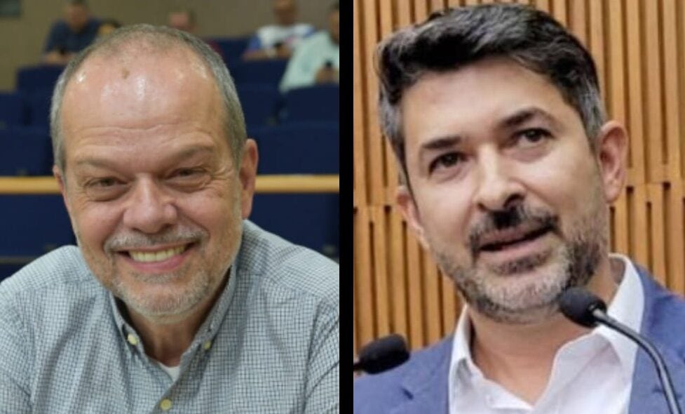 Tite Campanella e Eduardo Leite