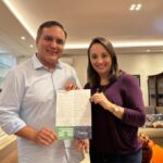 Marcelo Lima e Renata Abreu