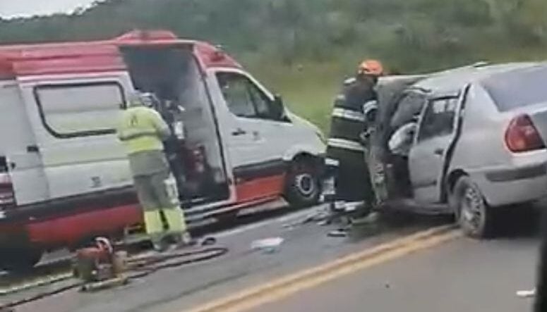 Acidente na Rodovia Índio Tibiriçá