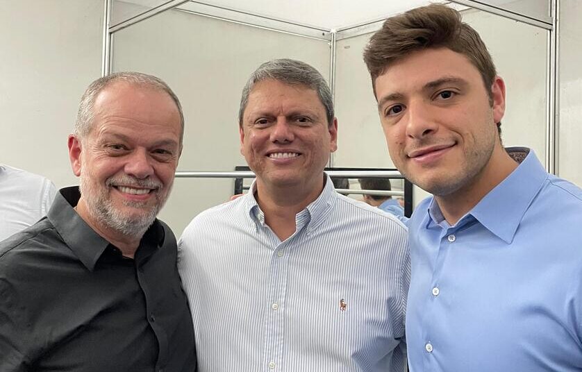Tite, Tarcísio e Thiago Auricchio