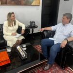 Carla Morando e Tarcísio de Freitas