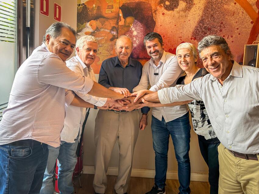 Eduardo Leite e Eymael