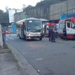 acidente de ônibus e moto