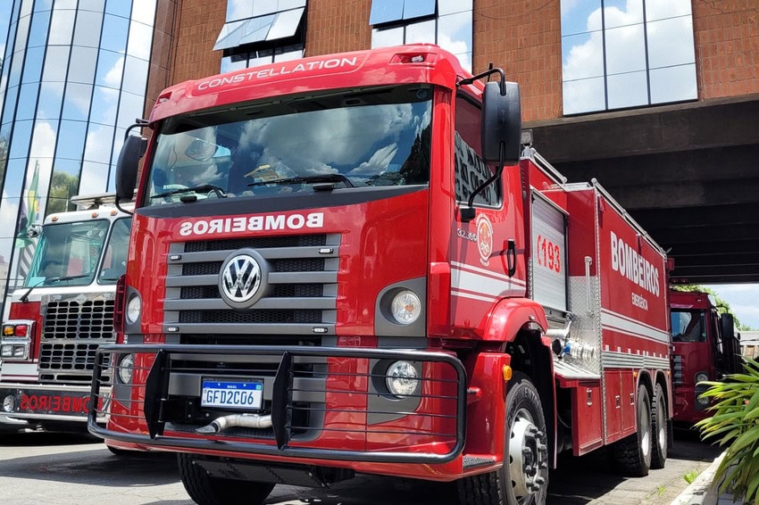 viatura do Corpo de Bombeiros
