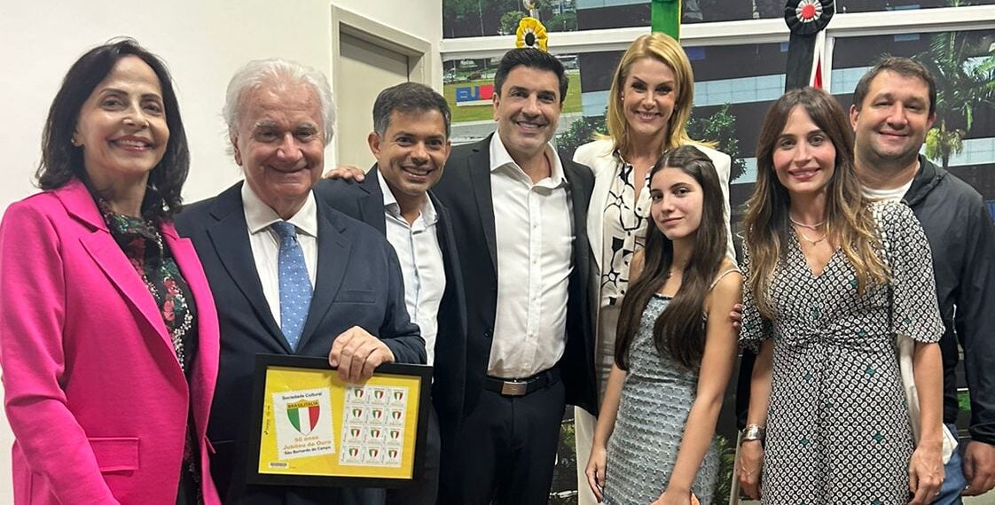 Apresentadores Edu Guedes e Ana Hickmann