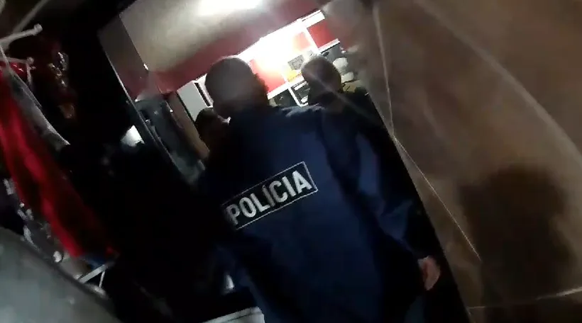 Polícia na comunidade de Heliópolis