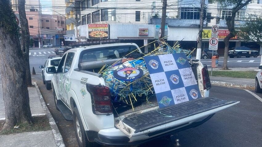 balão apreendido 