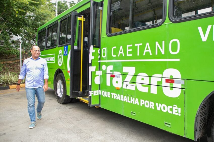 Tarifa Zero de São Caetano completa seis meses com 320% de aumento de passageiros e quase 9 milhões transportados