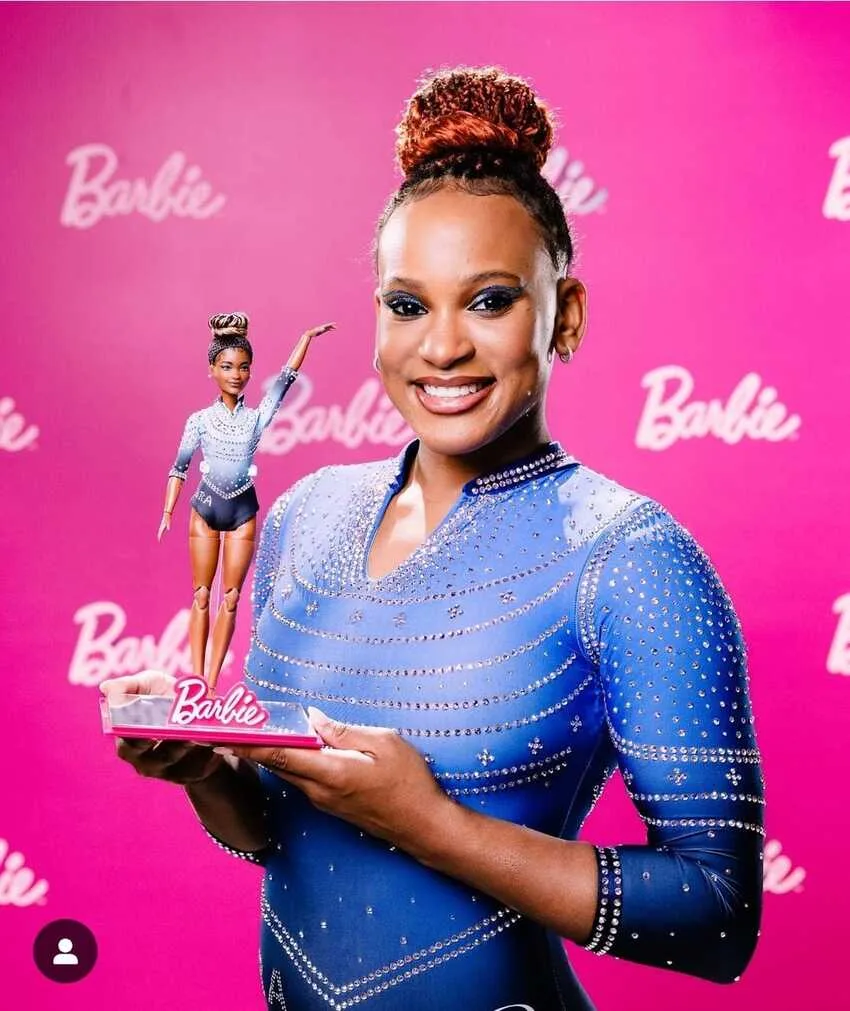 Ginasta olímpica brasileira Rebeca Andrade ganha sua própria