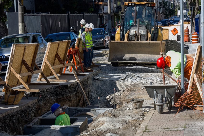 obras no bairro Fundação de São Caetano