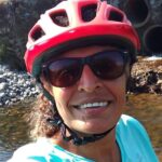 Ciclista Márcia Helena
