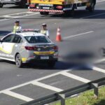 Mulher morre em acidente de niti no KM 19 da Anchieta