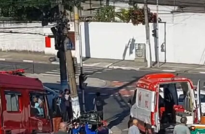 acidente na avenida Casa Grande