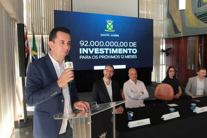 Santo André e Banco do Brasil firmam parceria para investimento de R$ 92 milhões