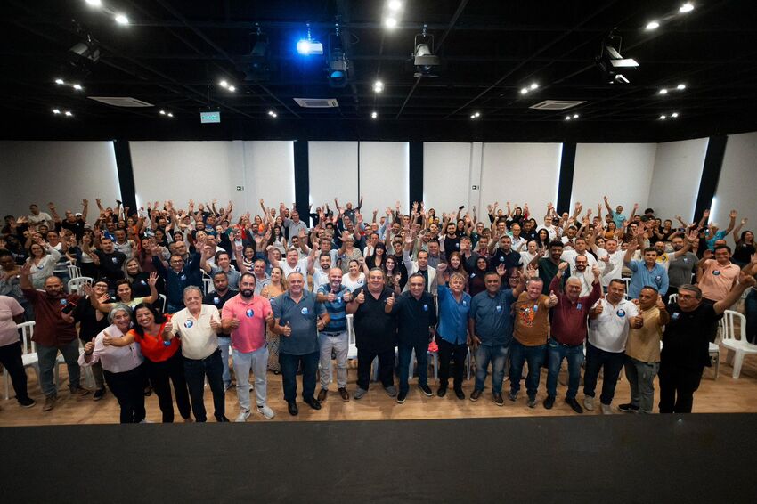 Marcelo Lima e apoiadores