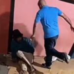 agressor e morador de rua