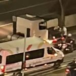 acidente entre carro e caminhão