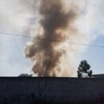 Em Diadema, incêndio atinge indústria