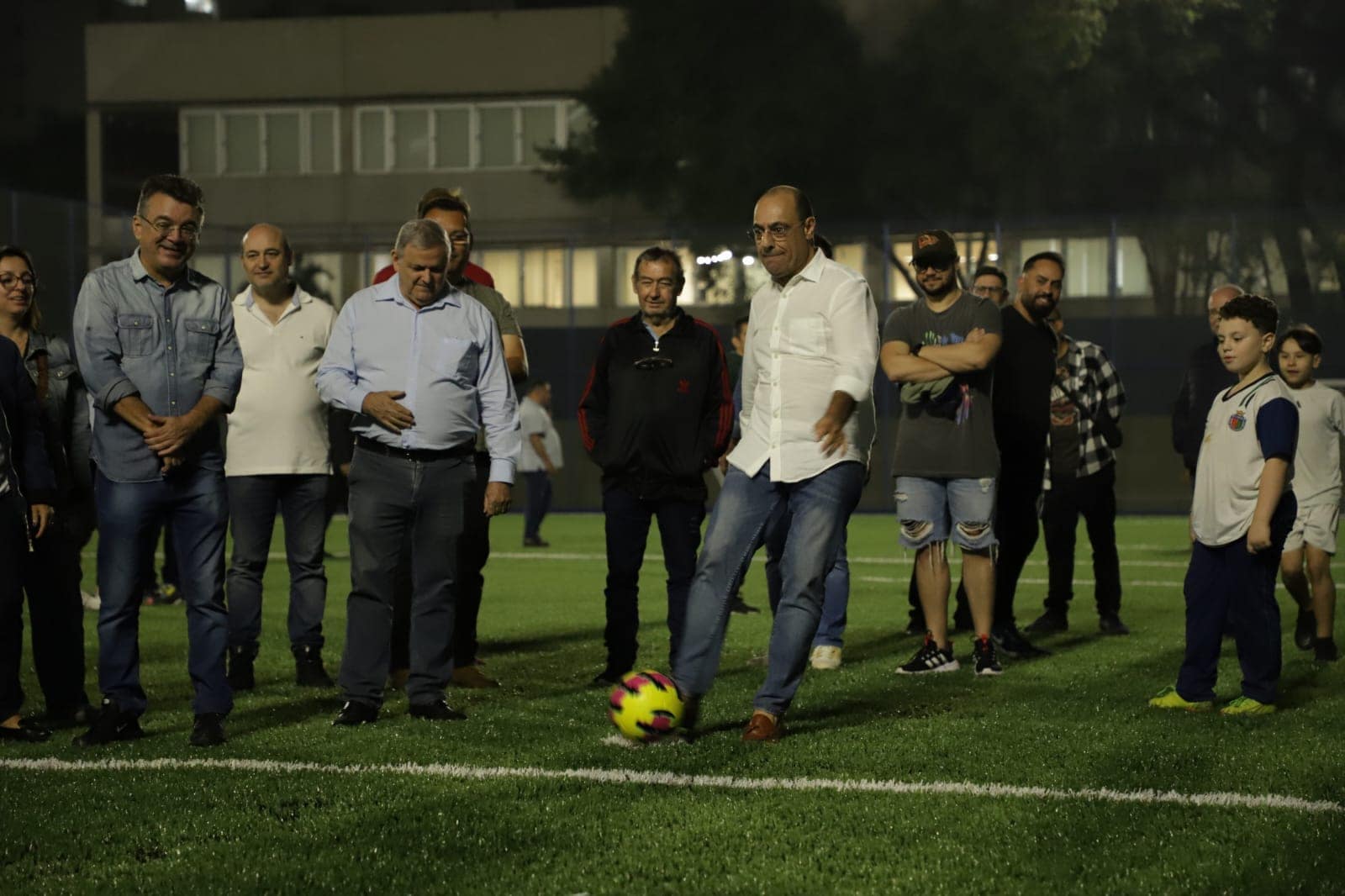Auricchio no Campo de futebol