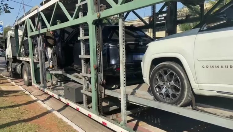 carros roubados em cegonheira